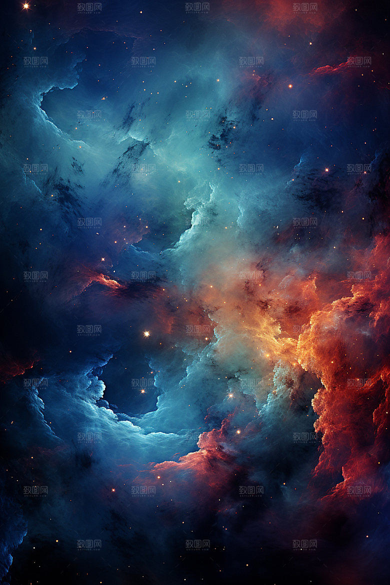 宇宙星空太空唯美素材