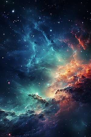 宇宙星空太空星云素材
