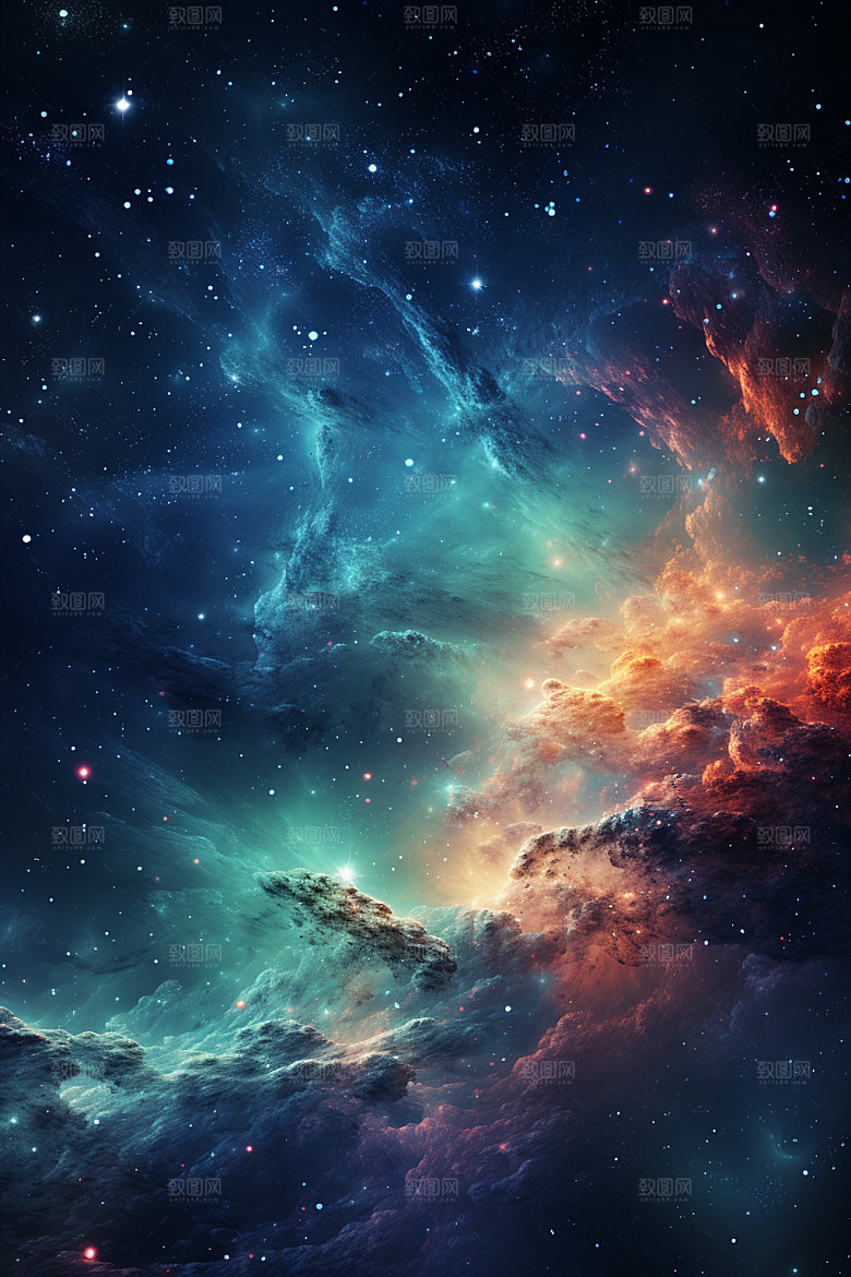 宇宙星空太空星云素材