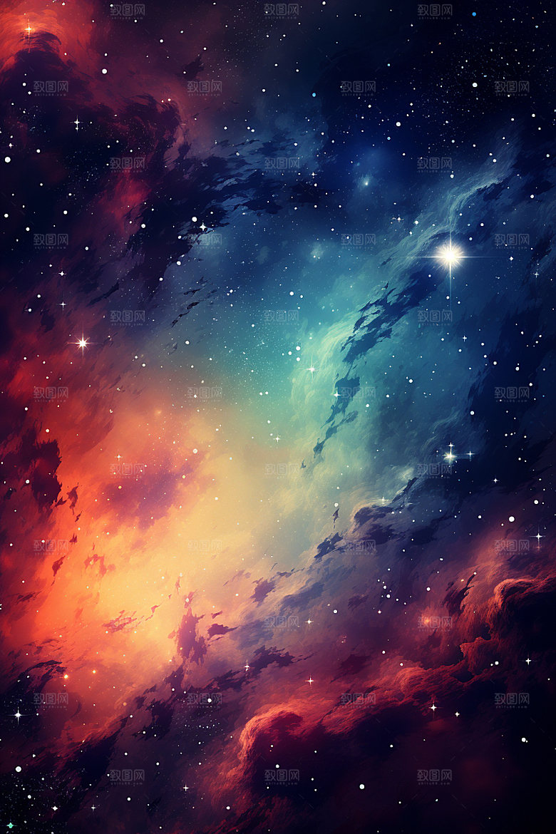 宇宙星空天空太空素材
