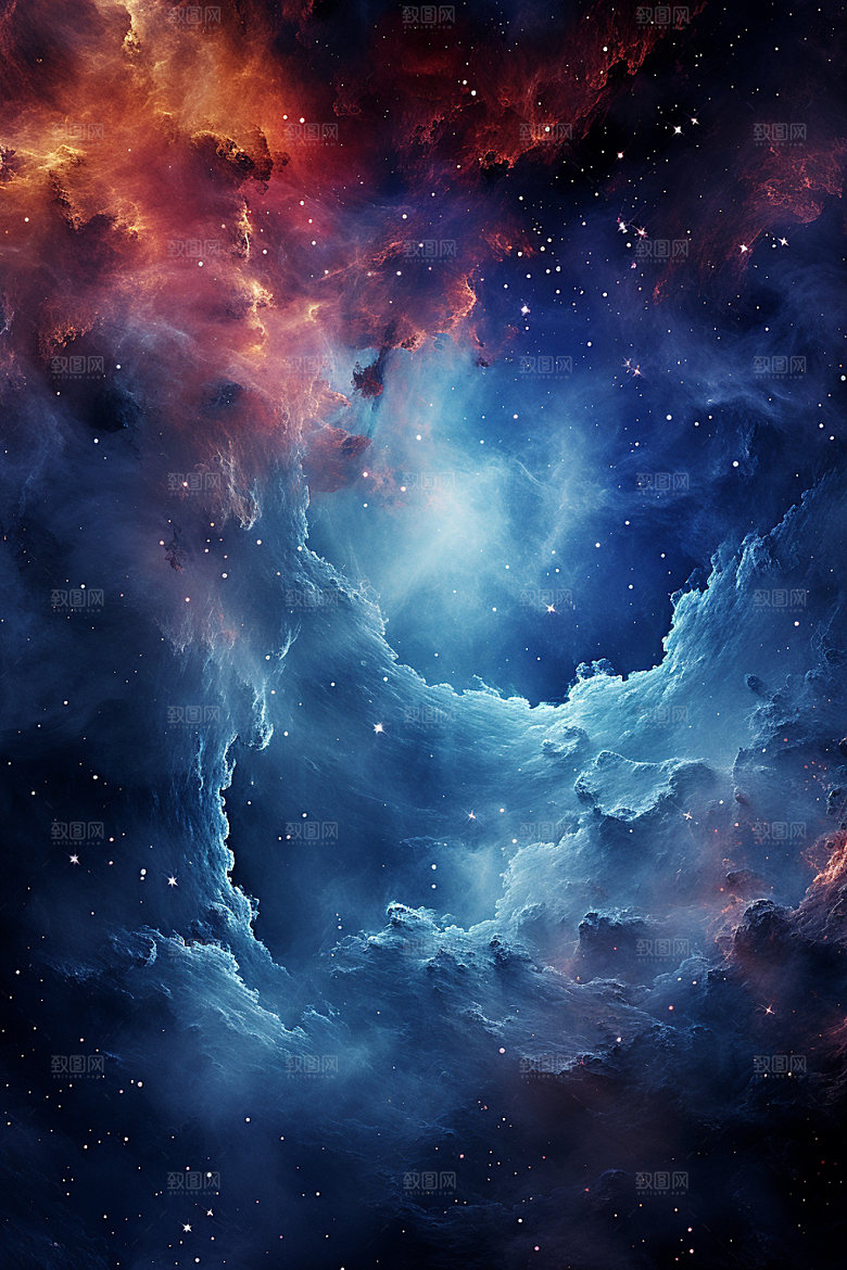 宇宙星空浪漫高清素材