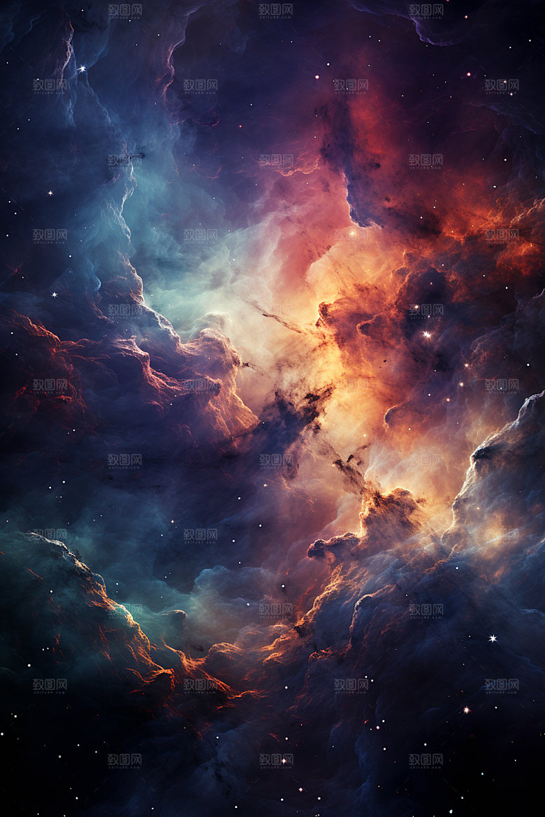 宇宙星空未来夜空素材