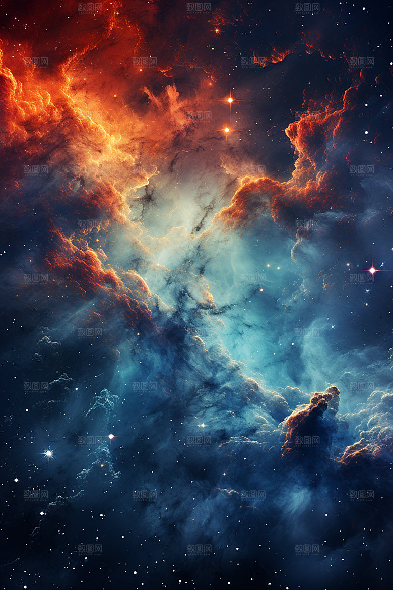 宇宙星空星云未来素材