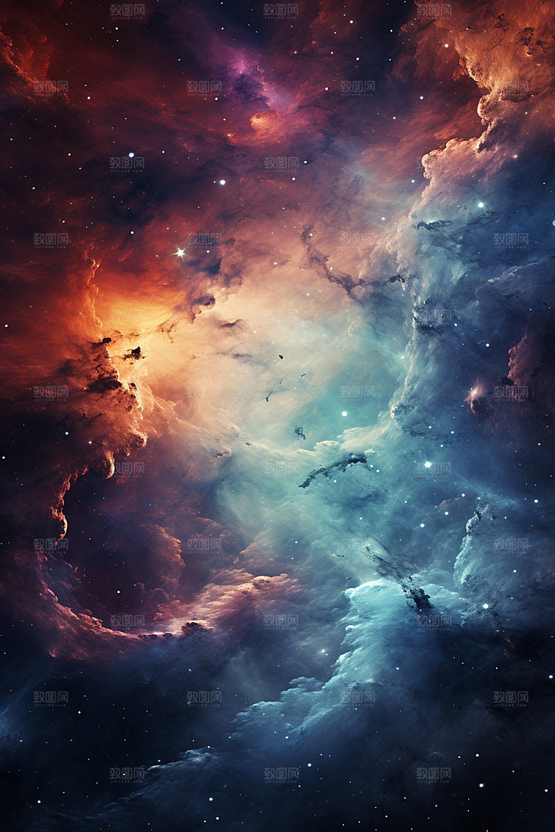 宇宙星空太空浪漫素材