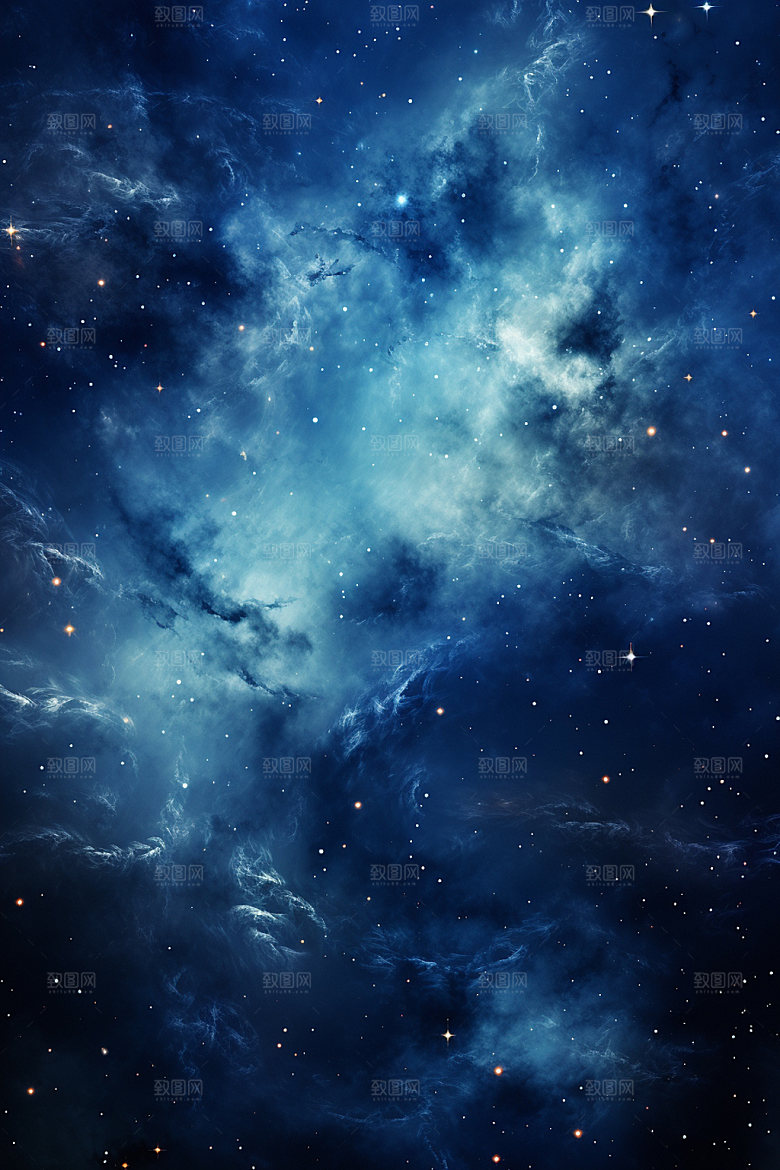 宇宙星空灿烂星云素材