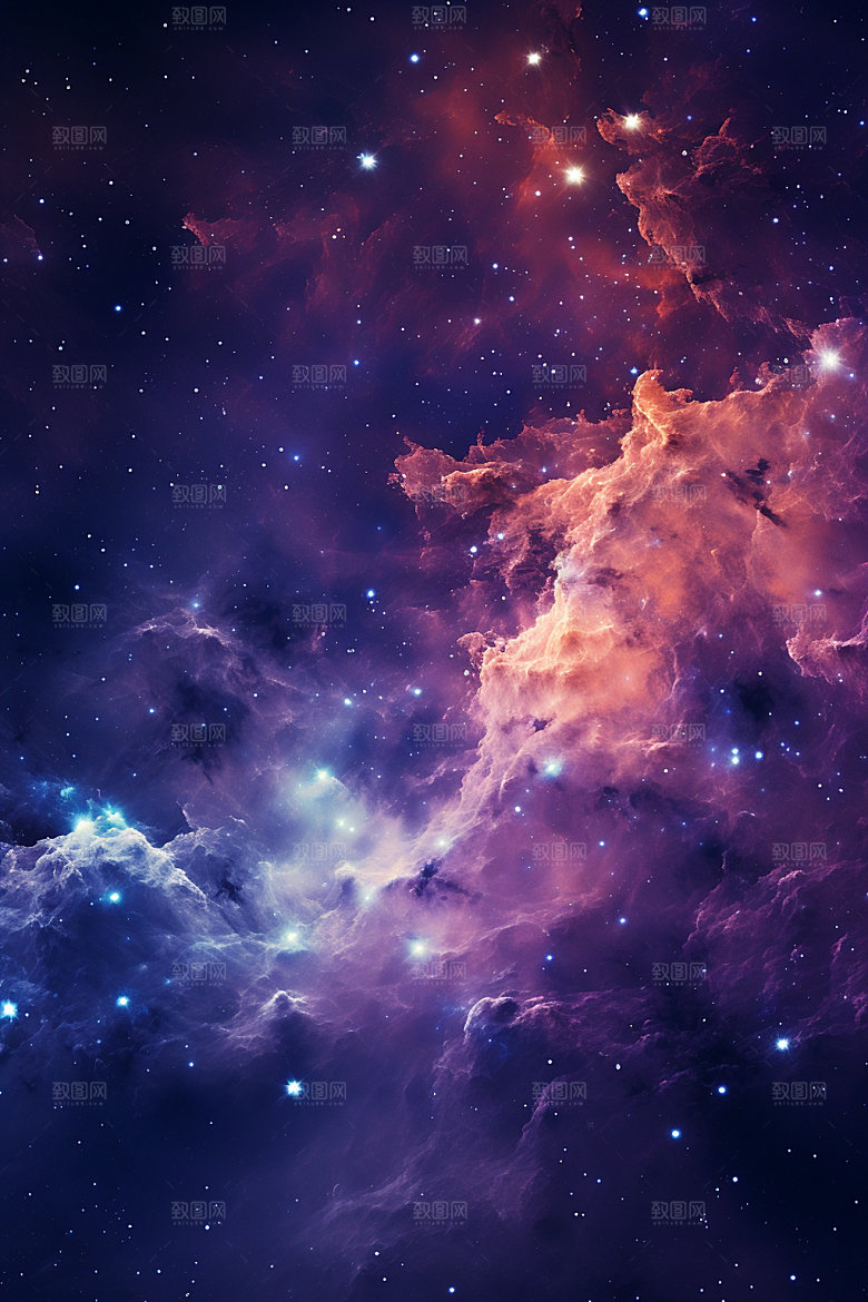 宇宙星空浪漫星云素材
