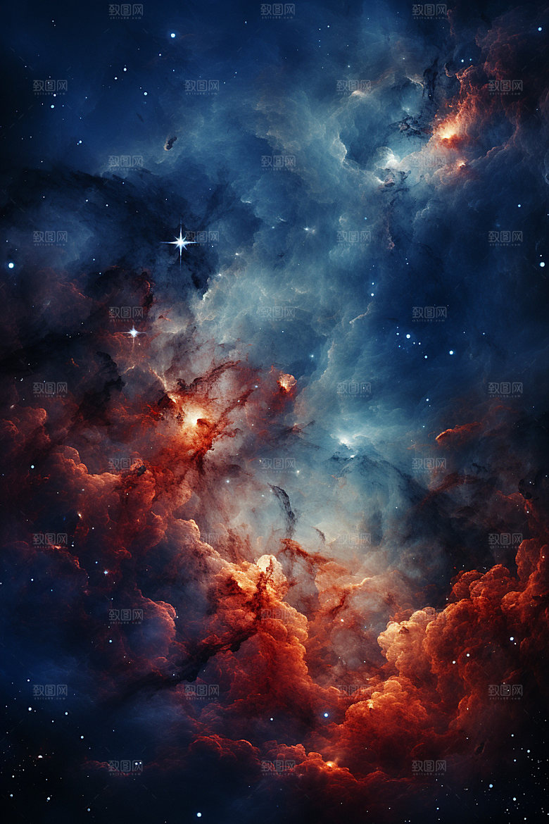 宇宙星空浪漫星云素材