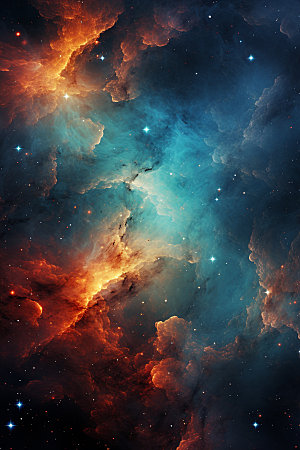 宇宙星空未来星云素材
