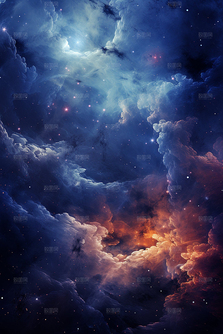 宇宙星空太空灿烂素材
