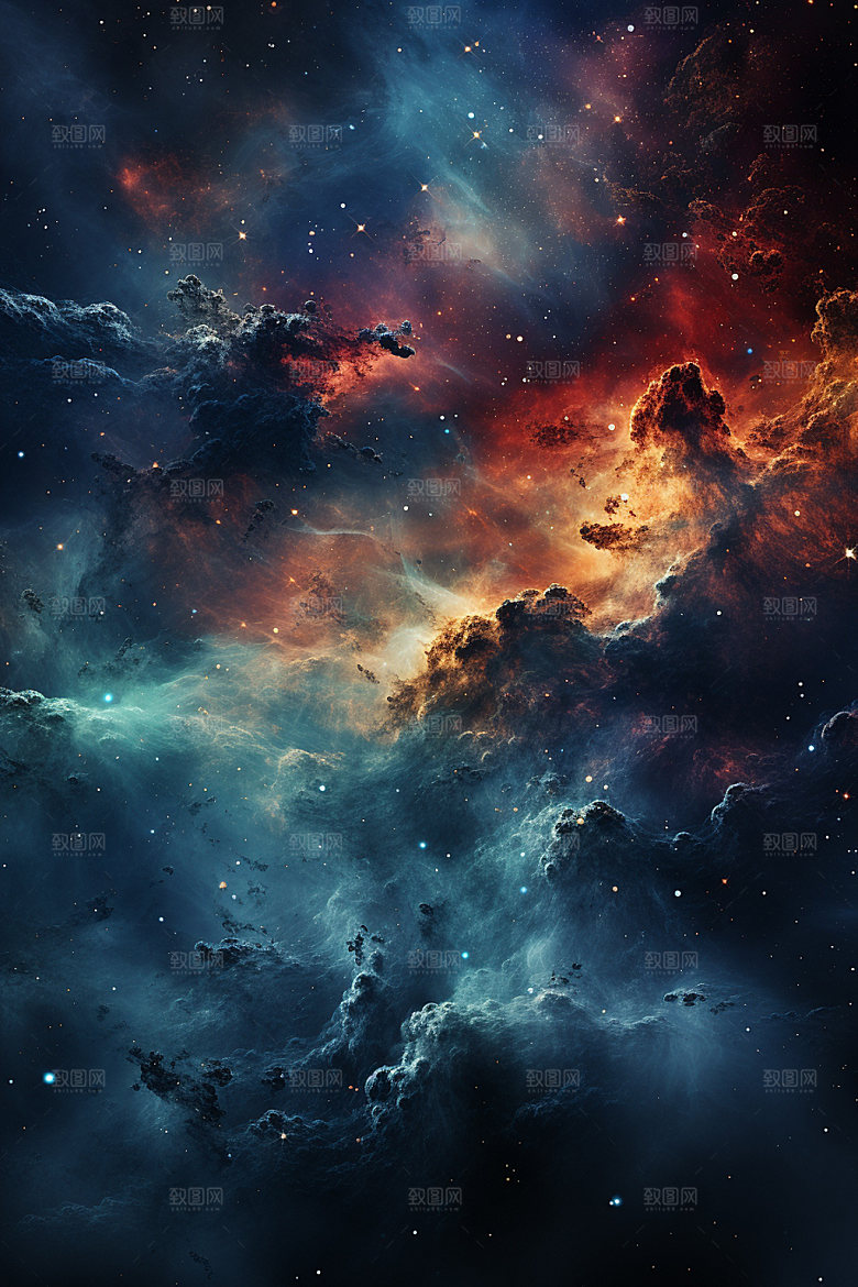 宇宙星空夜空太空素材