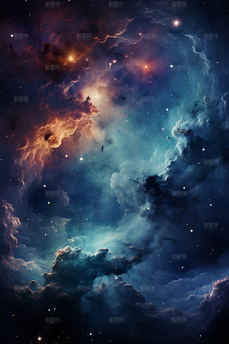 宇宙星空太空星云素材