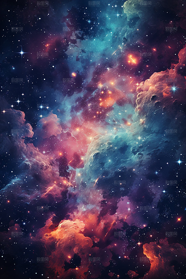 宇宙星空星云太空素材