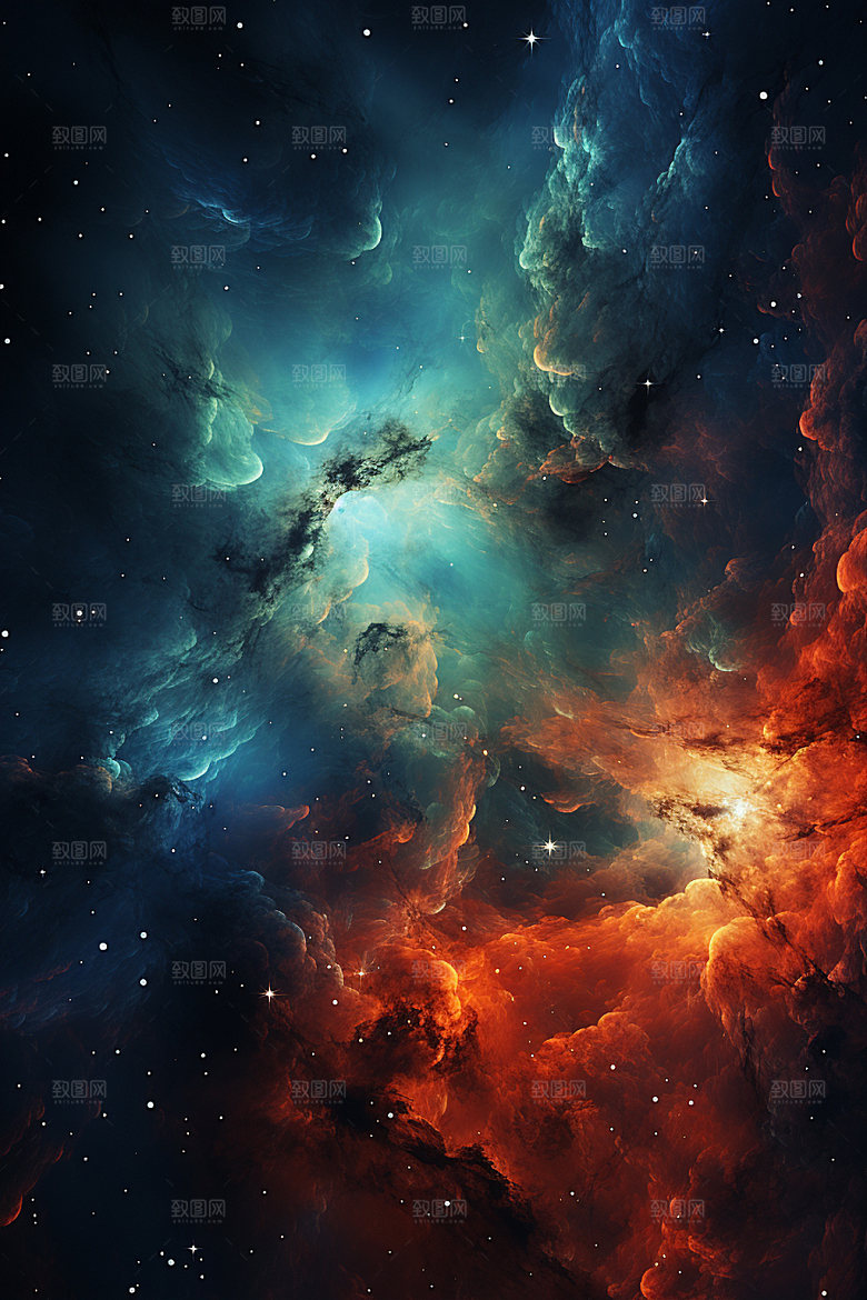 宇宙星空太空浪漫素材