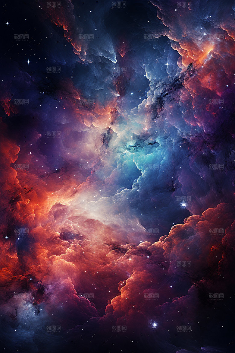 宇宙星空浪漫夜空素材