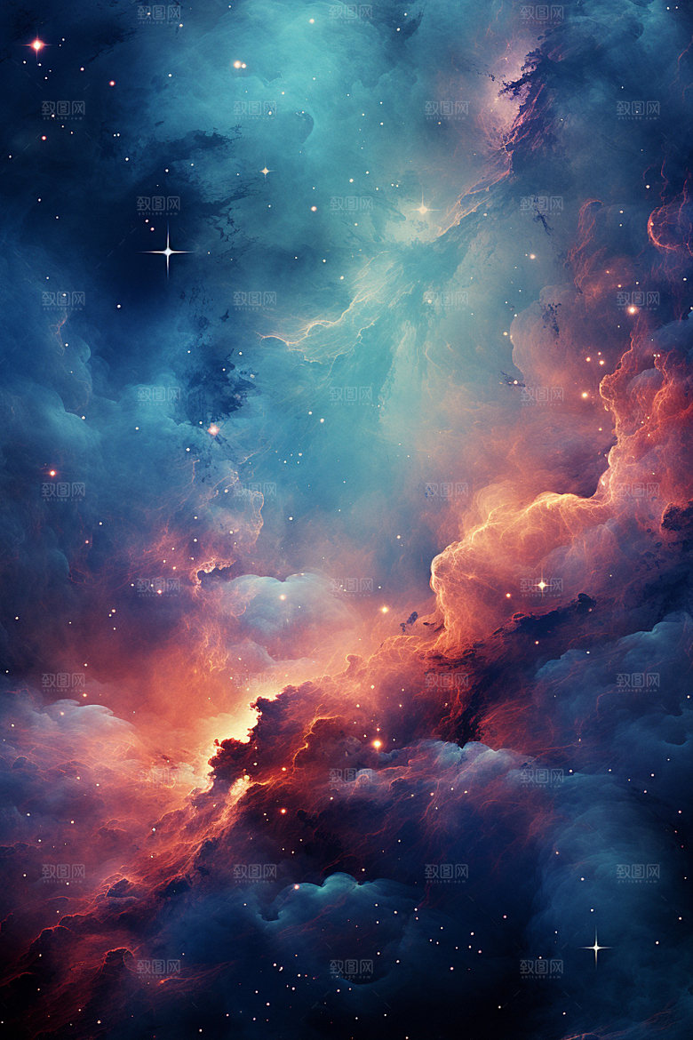宇宙星空星云太空素材
