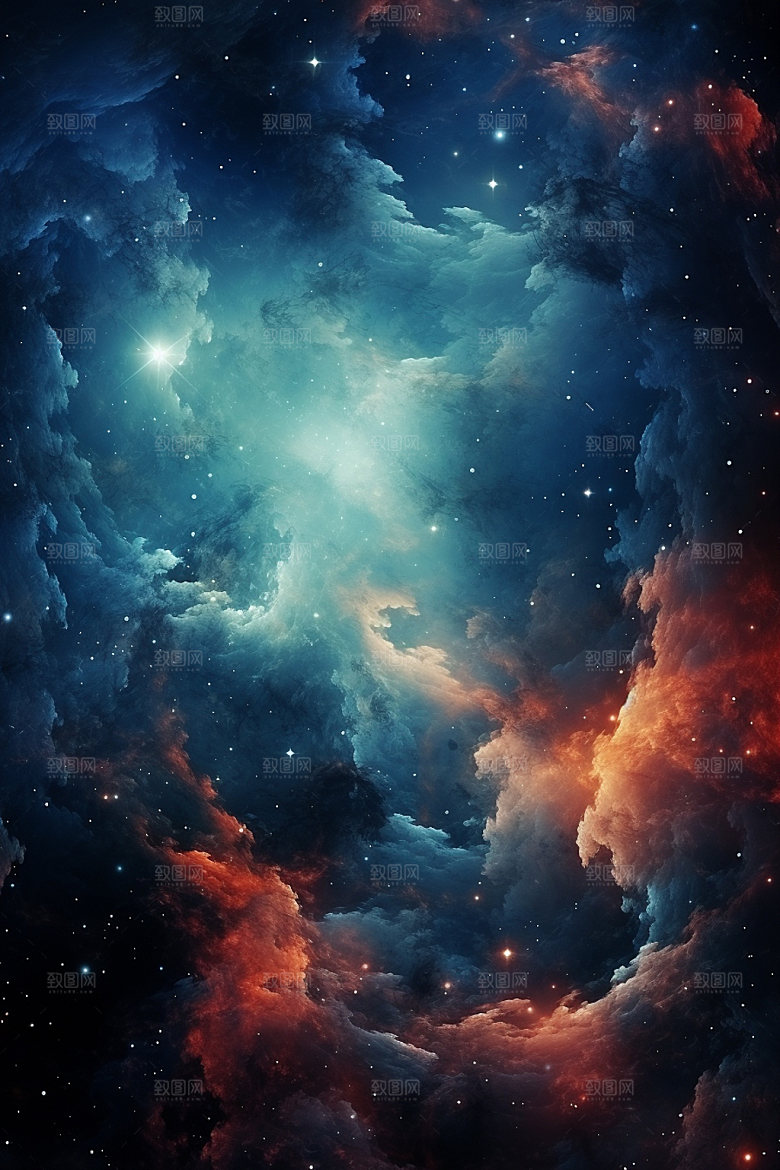 宇宙星空唯美天空素材