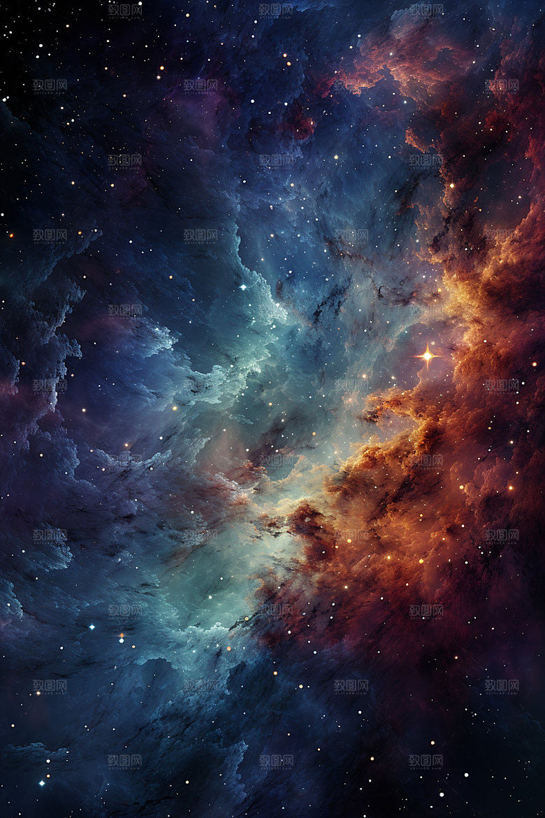 宇宙星空天空唯美素材