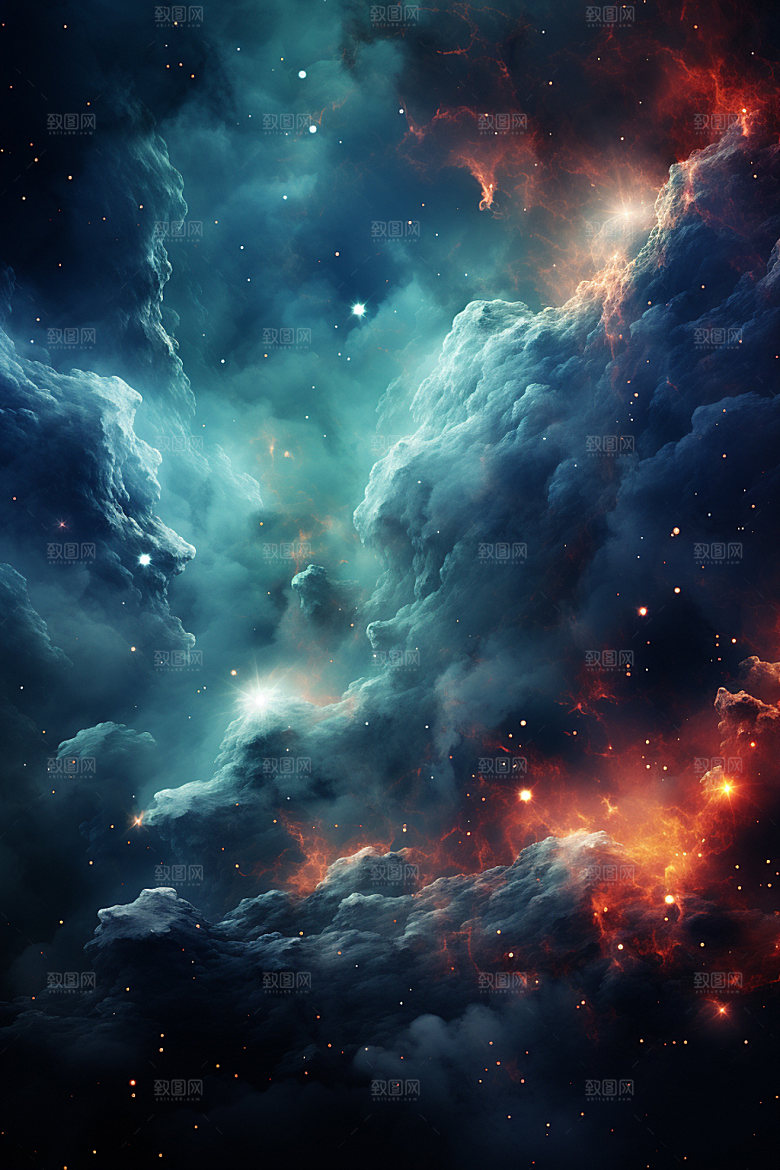 宇宙星空星云天空素材