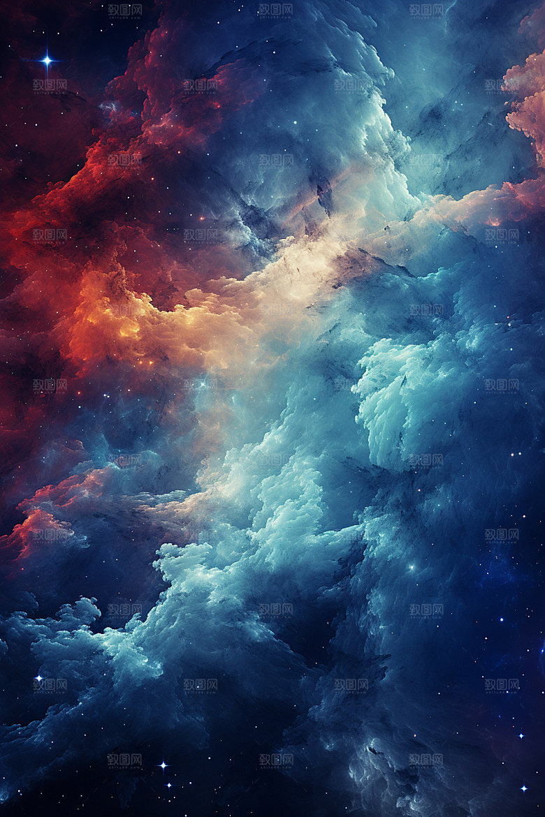 宇宙星空星云未来素材