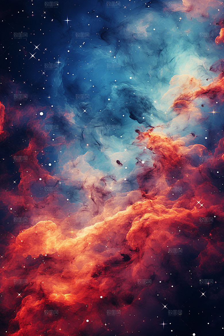 宇宙星空星云太空素材