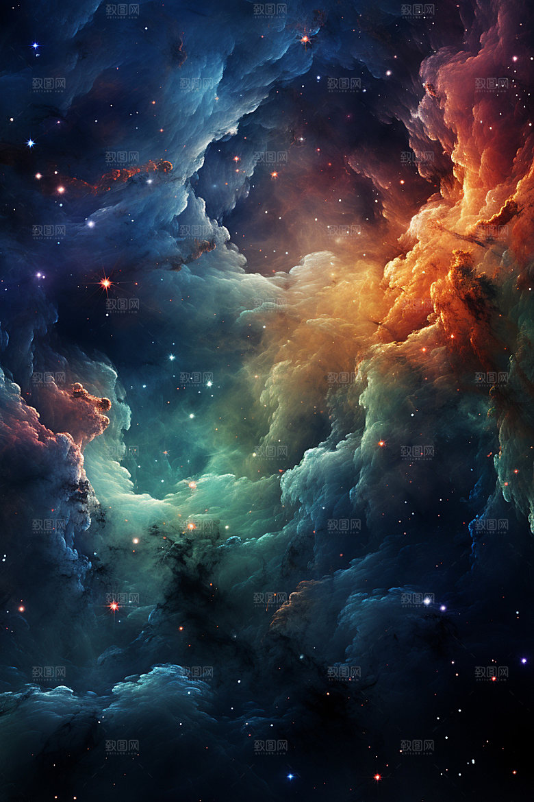 宇宙星空高清天空素材