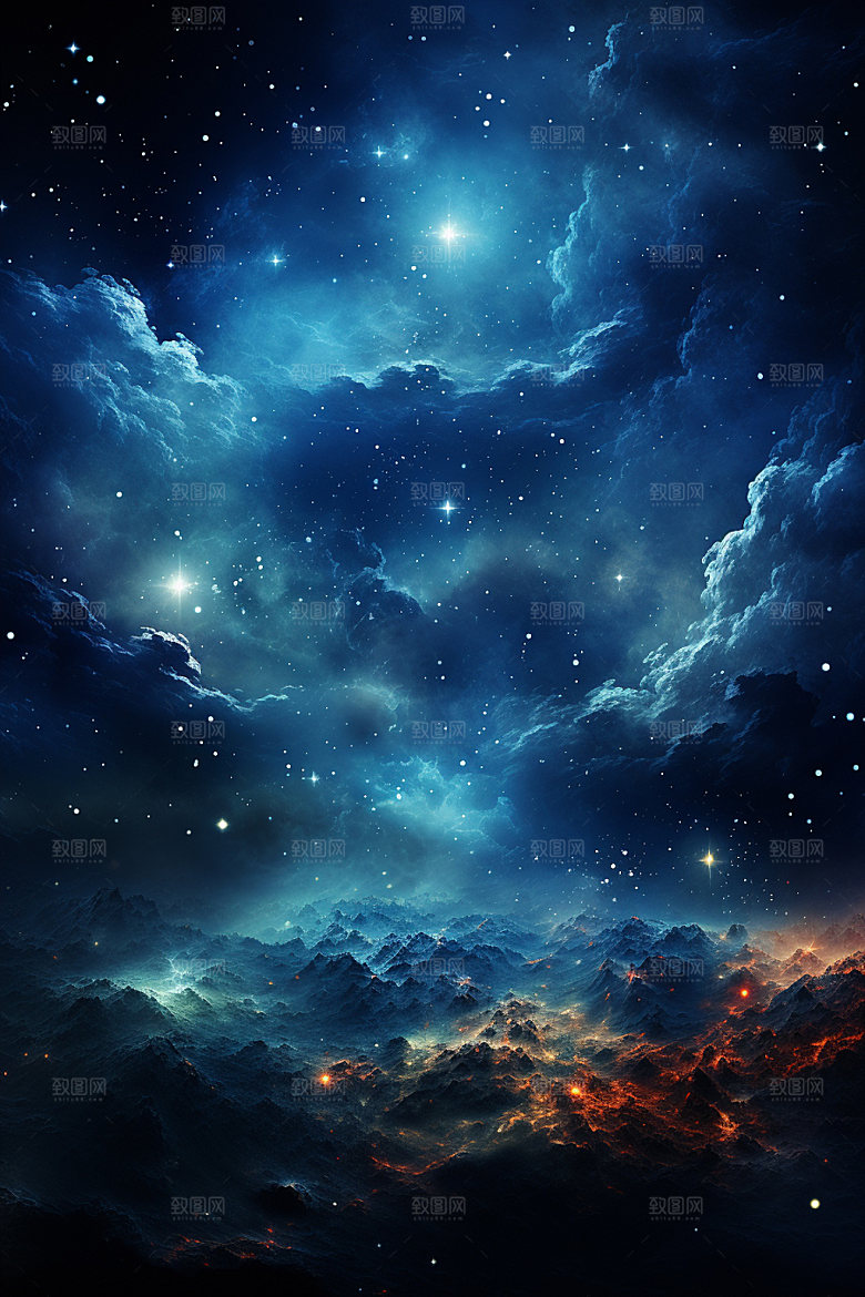 宇宙星空未来天空素材