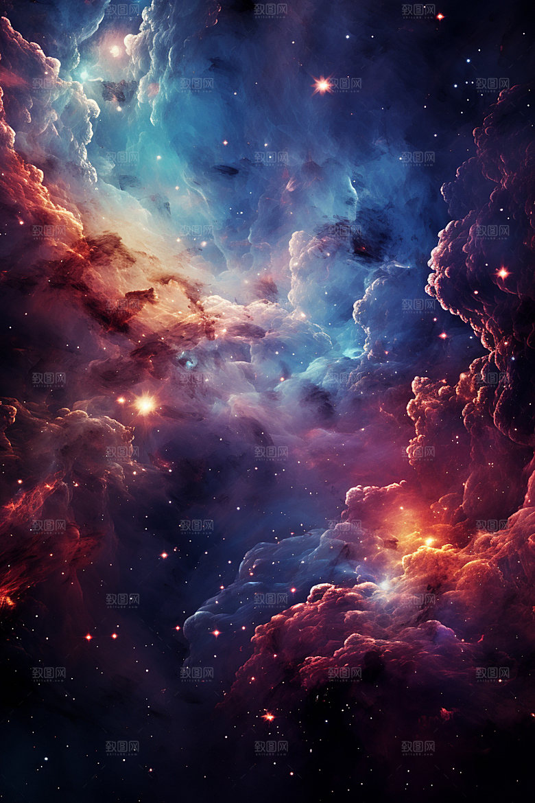 宇宙星空天空浪漫素材
