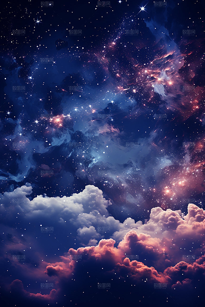 宇宙星空星云夜空素材