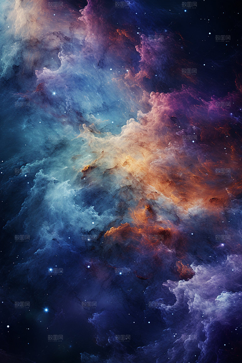 宇宙星空天空未来素材