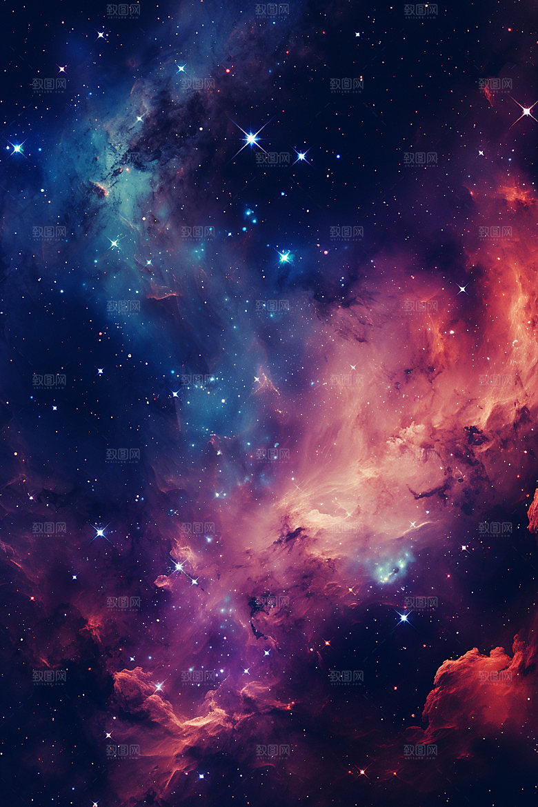 宇宙星空太空浪漫素材