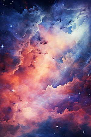 宇宙星空唯美灿烂素材