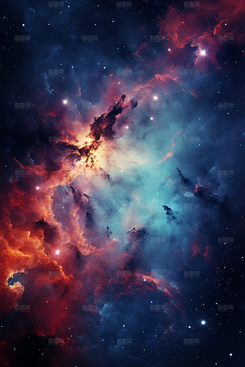 宇宙星空灿烂天空素材