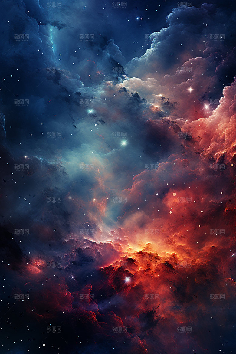 宇宙星空浪漫夜空素材
