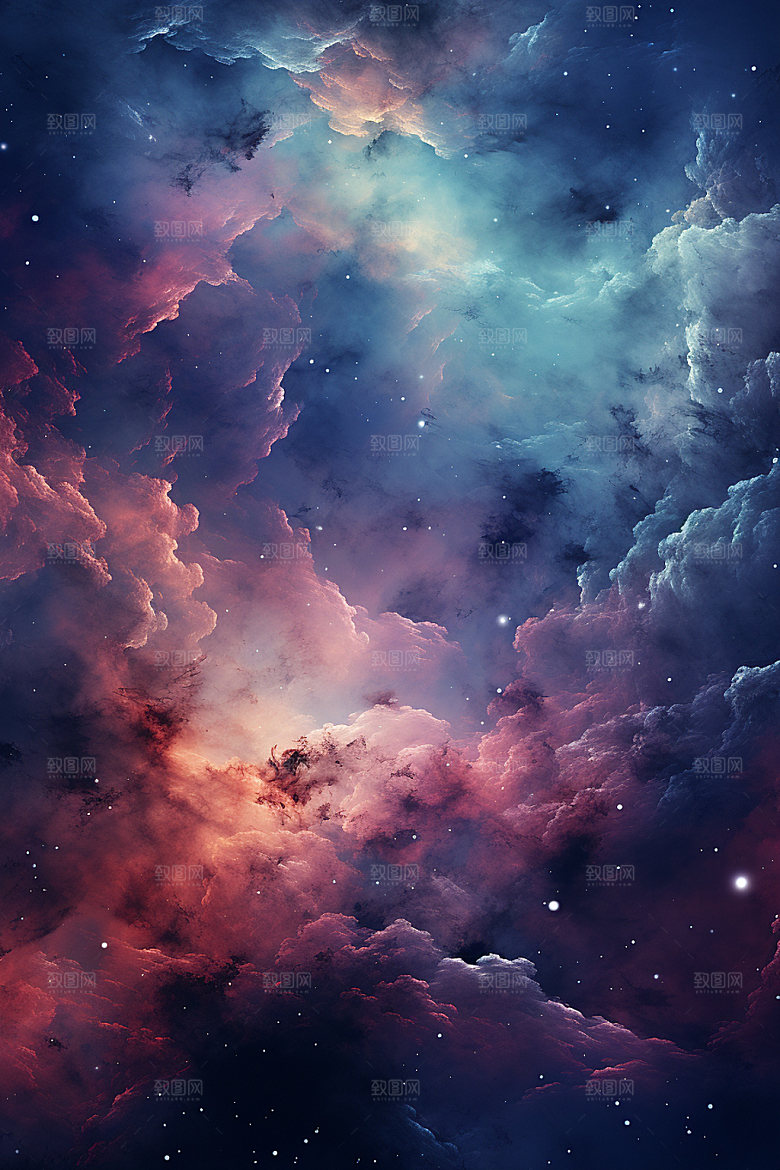 宇宙星空夜空浪漫素材