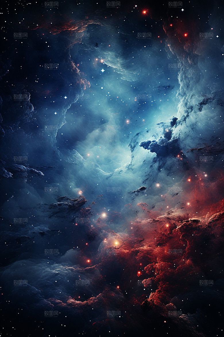 宇宙星空太空灿烂素材