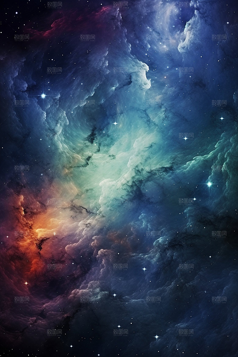 宇宙星空高清天空素材