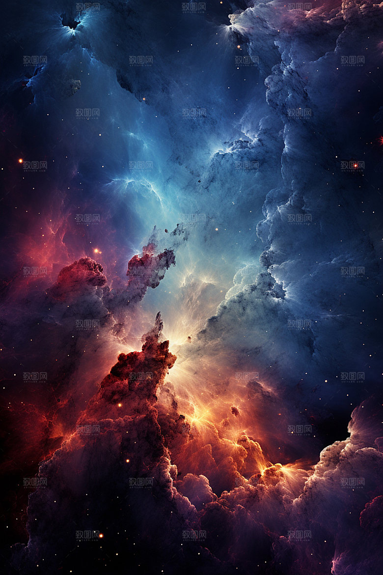 宇宙星空浪漫高清素材