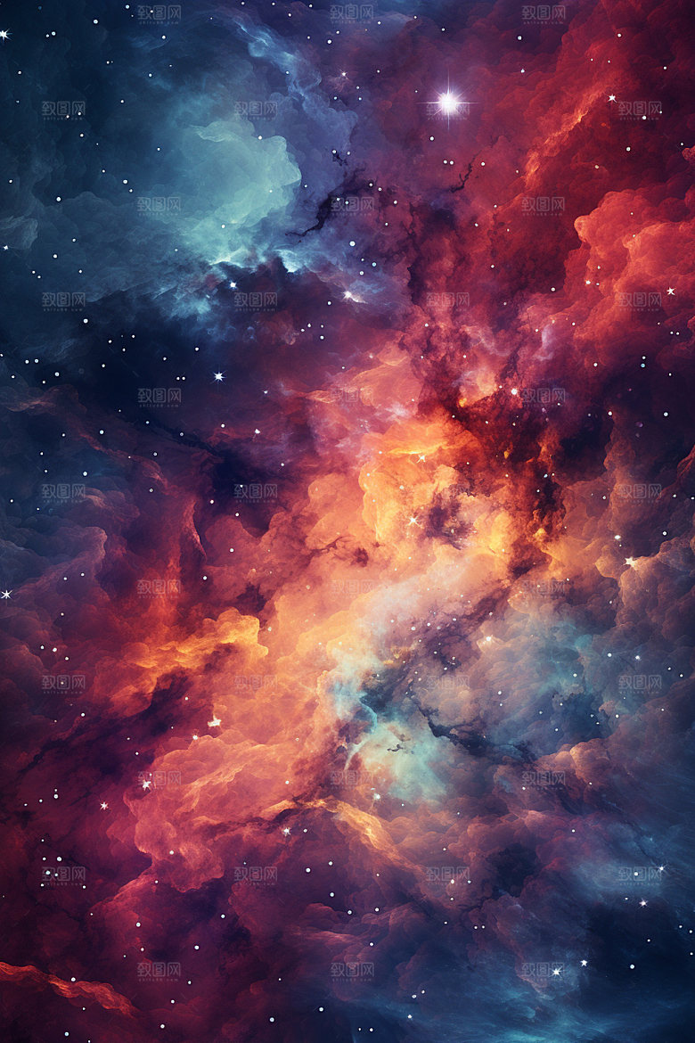 宇宙星空高清浪漫素材