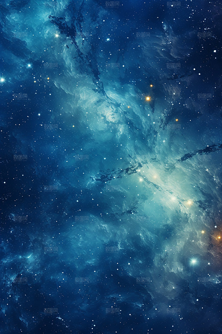 宇宙星空夜空星云素材