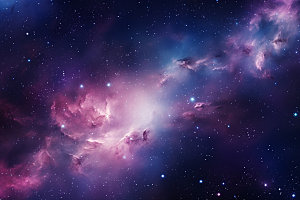 宇宙星空星云唯美素材