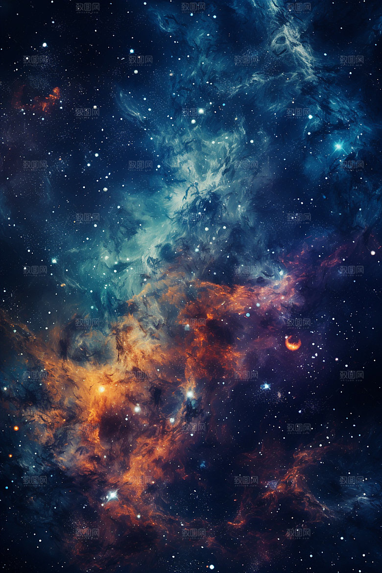 宇宙星空高清浪漫素材