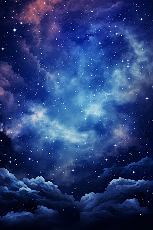 宇宙星空高清唯美素材