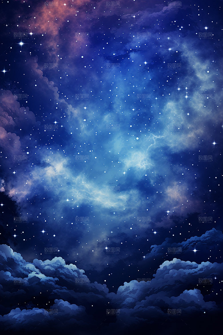 宇宙星空高清唯美素材