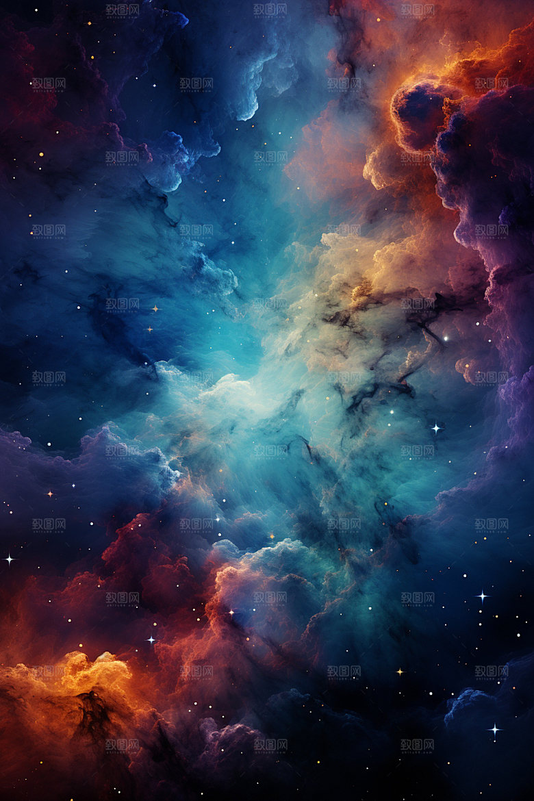 宇宙星空夜空太空素材