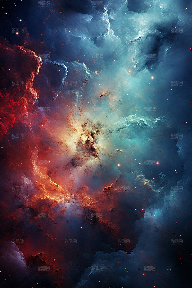 宇宙星空唯美太空素材