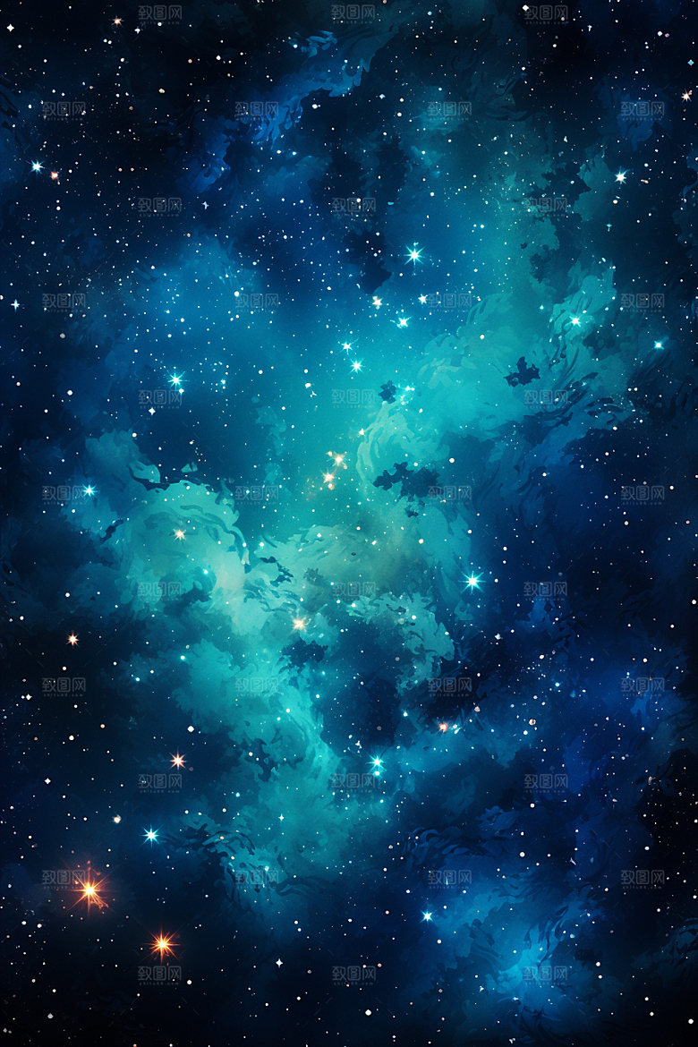 宇宙星空星云浪漫素材