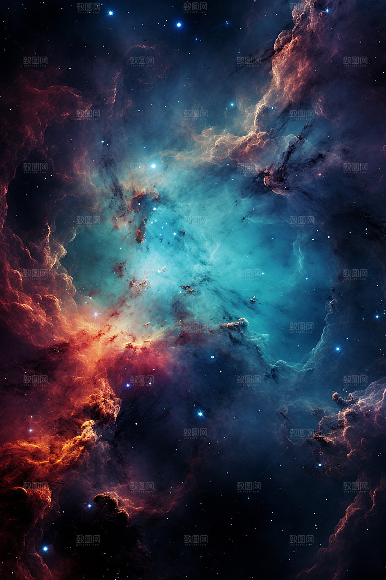 宇宙星空高清夜空素材