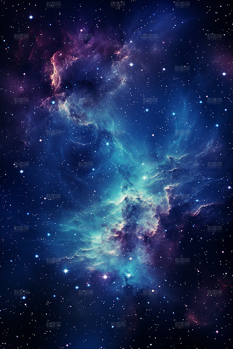 宇宙星空唯美天空素材