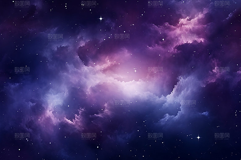 宇宙星空唯美夜空素材