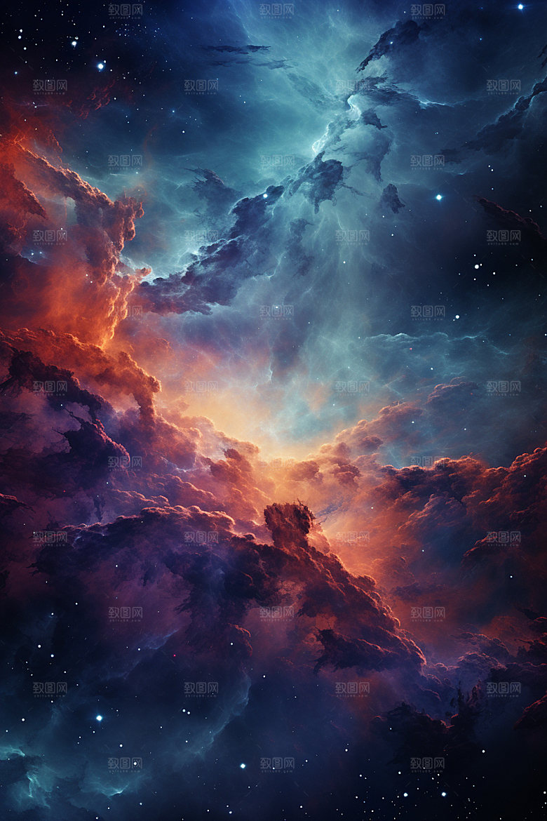 宇宙星空高清天空素材